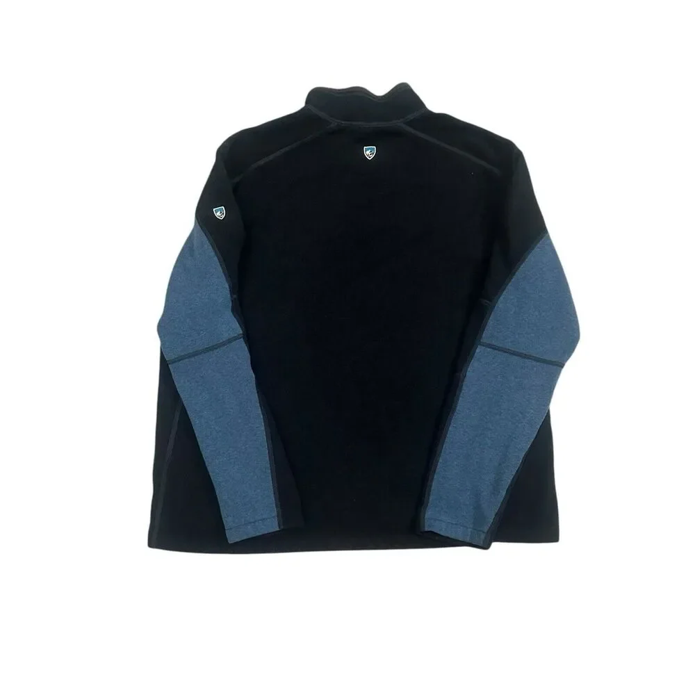 Kuhl Revel Quarter Zip Sweater  Men’s 2XL XXL Navy Blue Fleece Pullover  3007 - Picture 11 of 12